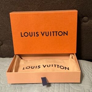 Louis Vuitton Orange Box with Cream Dust Bag
